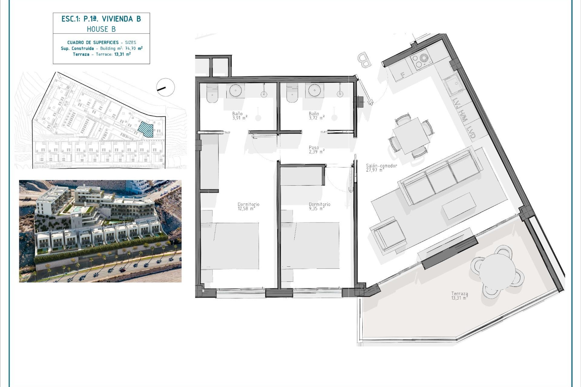 New Build - Apartment - Águilas - Playa del Hornillo