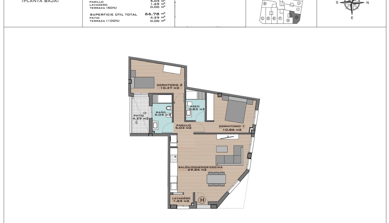 New Build - Apartment - Algorfa - Pueblo