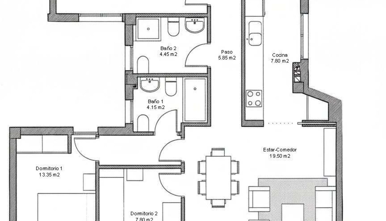 New Build - Apartment - Avileses - pueblo