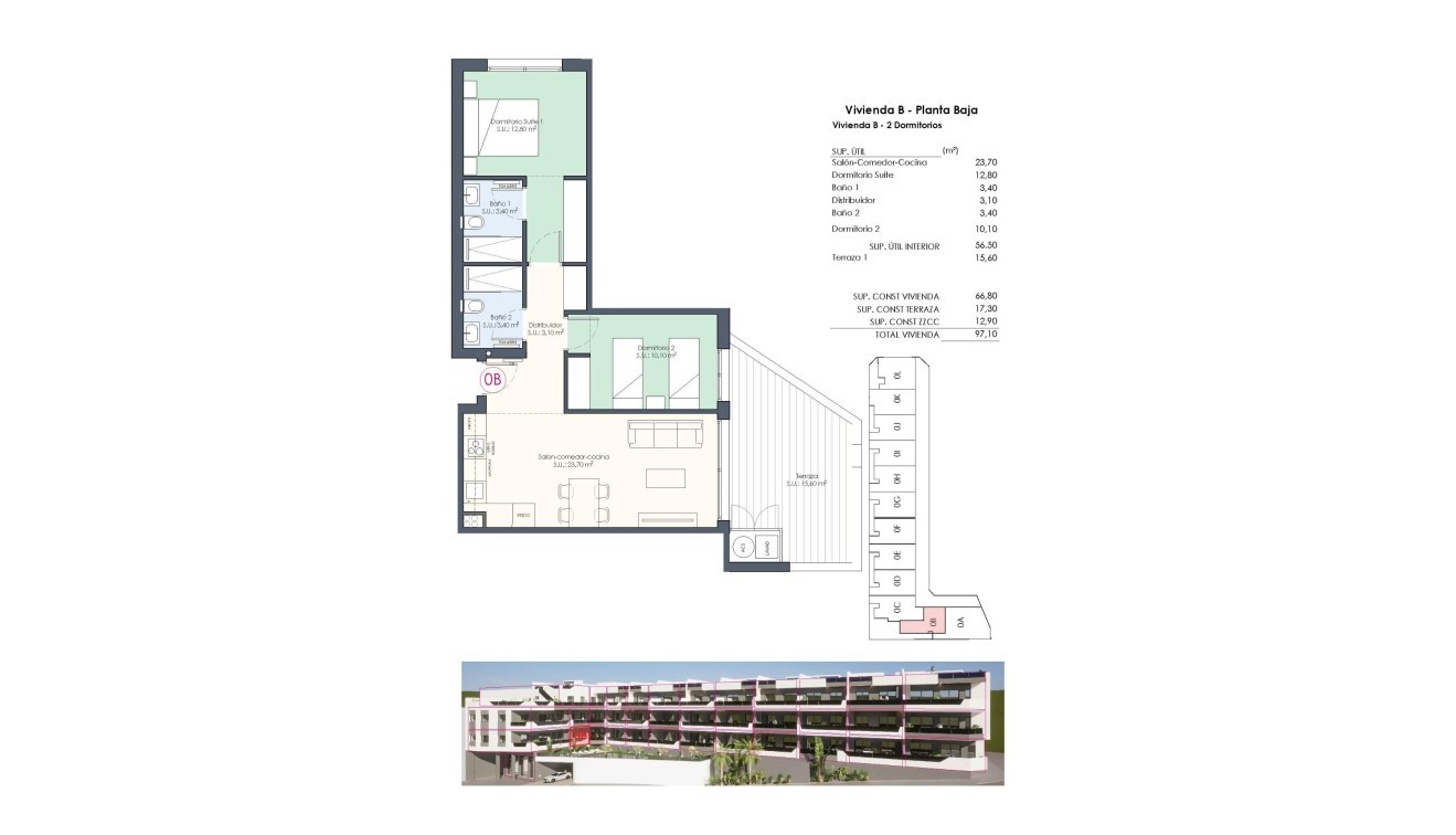 New Build - Apartment - Benijófar - Pueblo