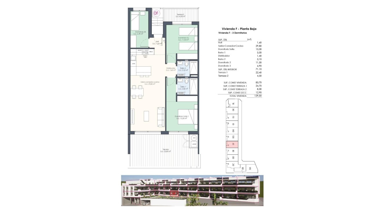 New Build - Apartment - Benijófar - Pueblo