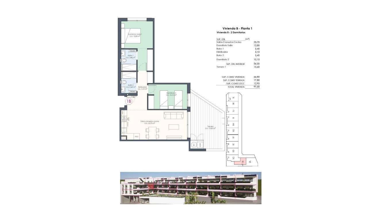 New Build - Apartment - Benijófar - Pueblo