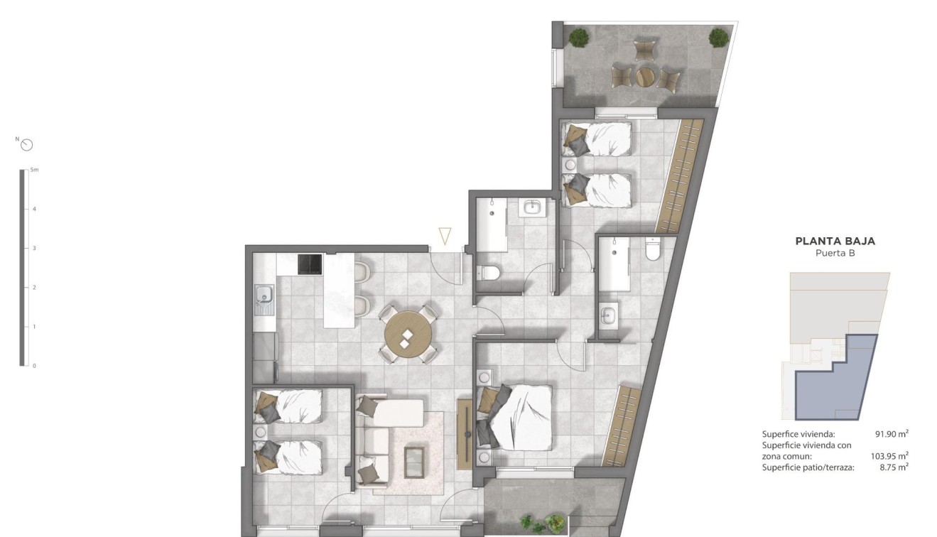 New Build - Apartment - Guardamar del Segura - Pueblo