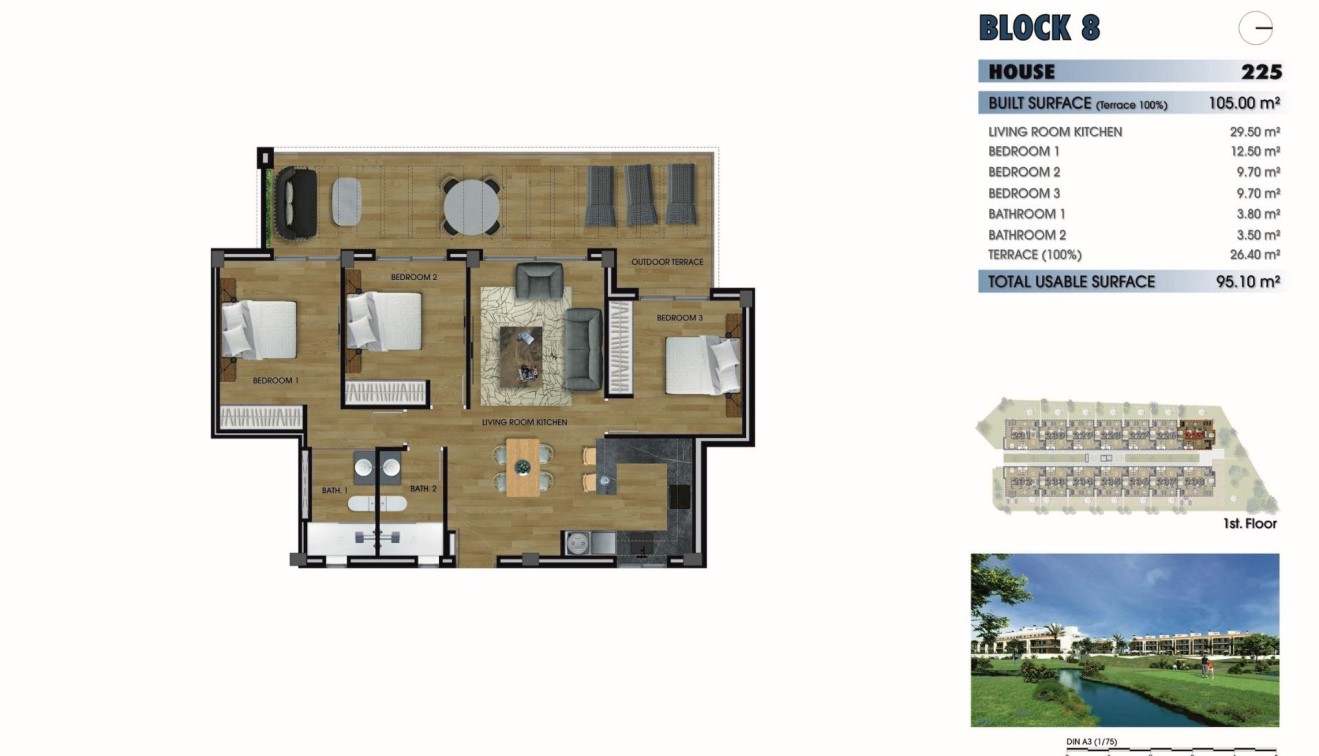 New Build - Apartment - Los Alcázares - La Serena Golf