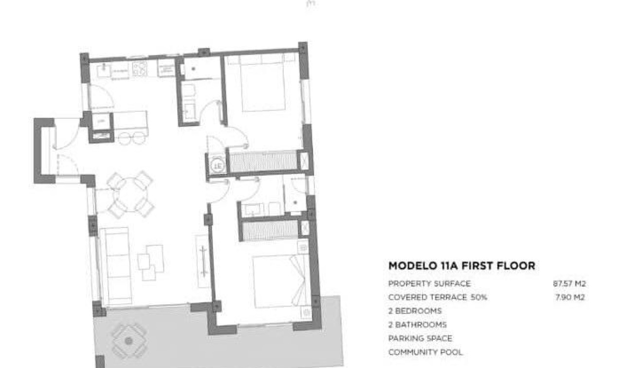 New Build - Apartment - Los Alcázares - Parque Diana