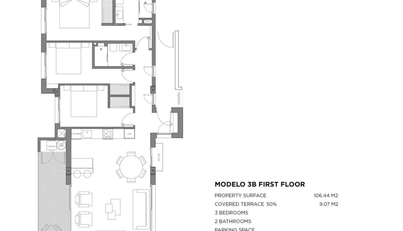 New Build - Apartment - Los Alcázares - Parque Diana
