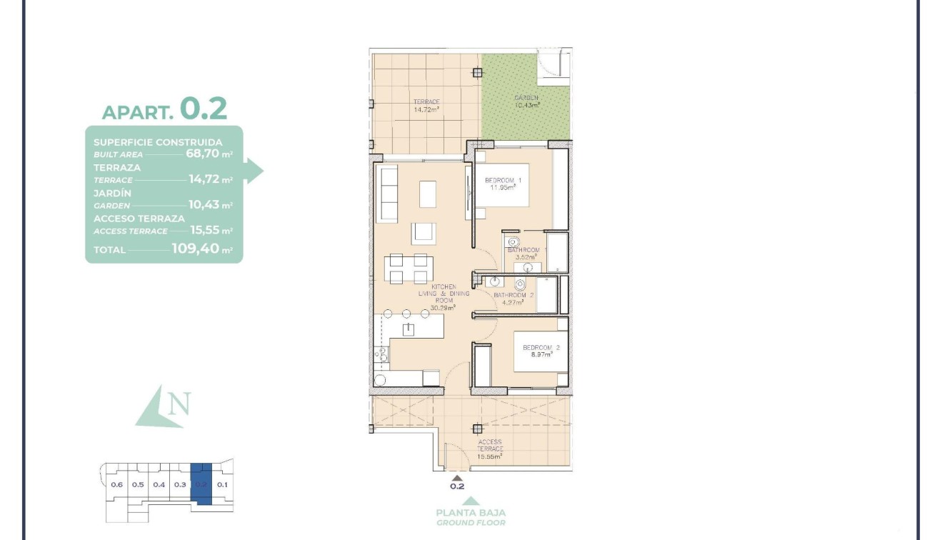 New Build - Apartment - Los Alcázares - Serena Golf