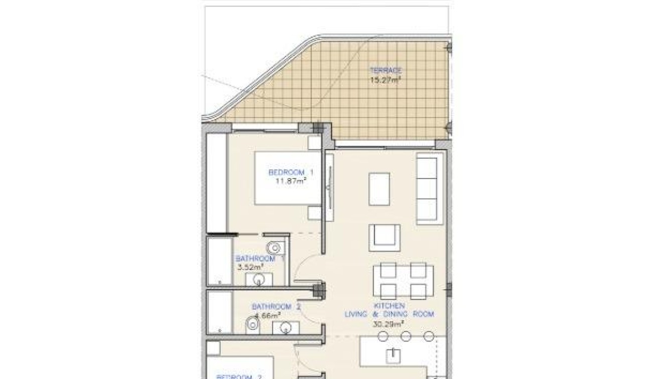 New Build - Apartment - Los Alcázares - Serena Golf