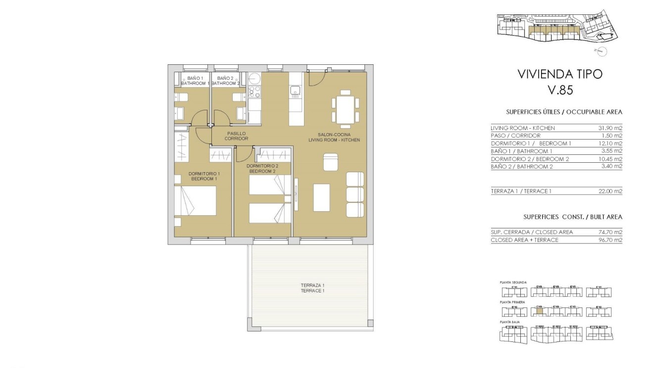 New Build - Apartment - Pilar de La Horadada - Lo Romero Golf