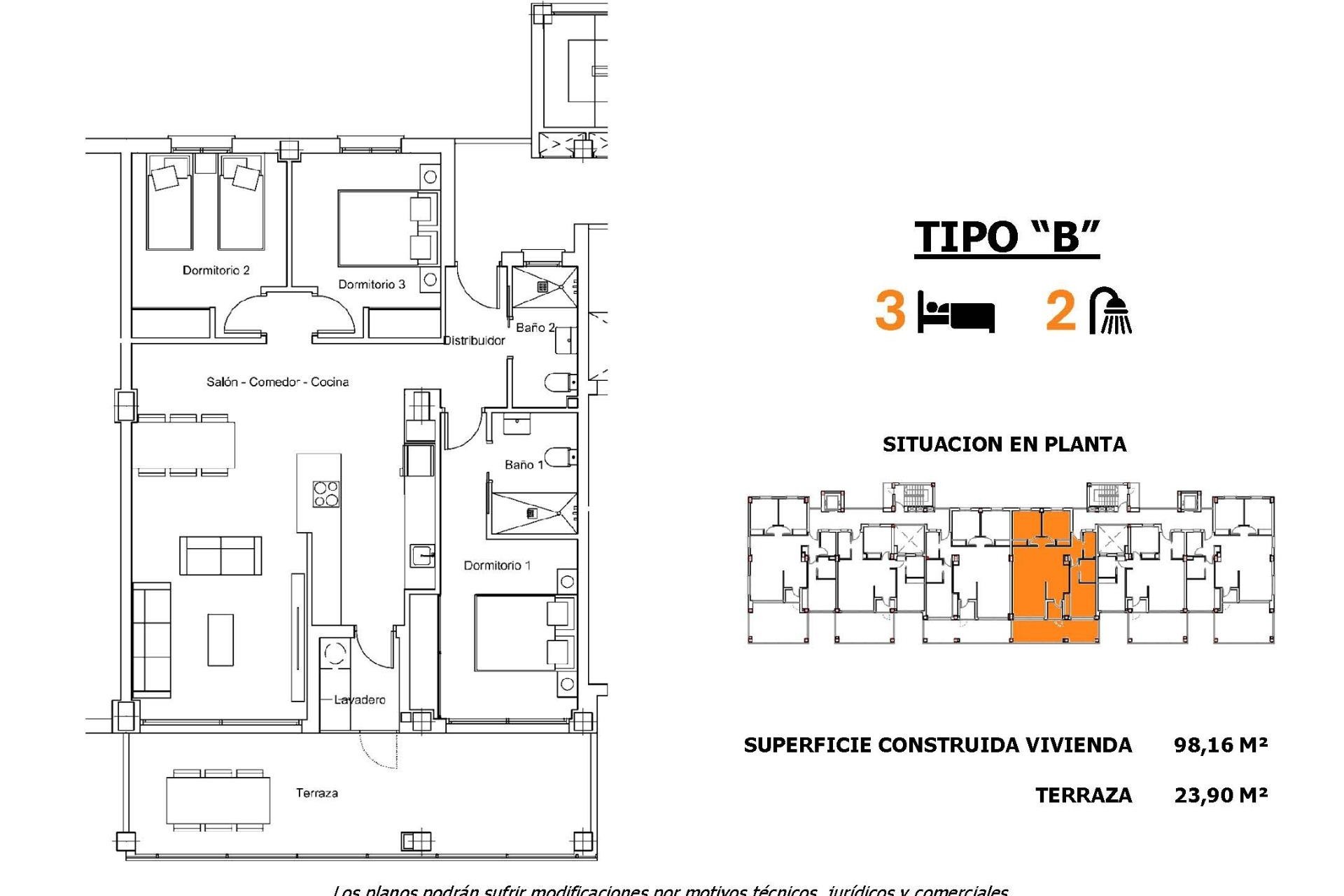 New Build - Apartment - San Miguel - Pueblo