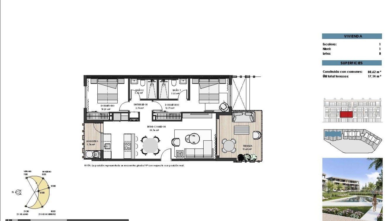 New Build - Apartment - Torre Pacheco - Santa Rosalia Lake And Life Resort