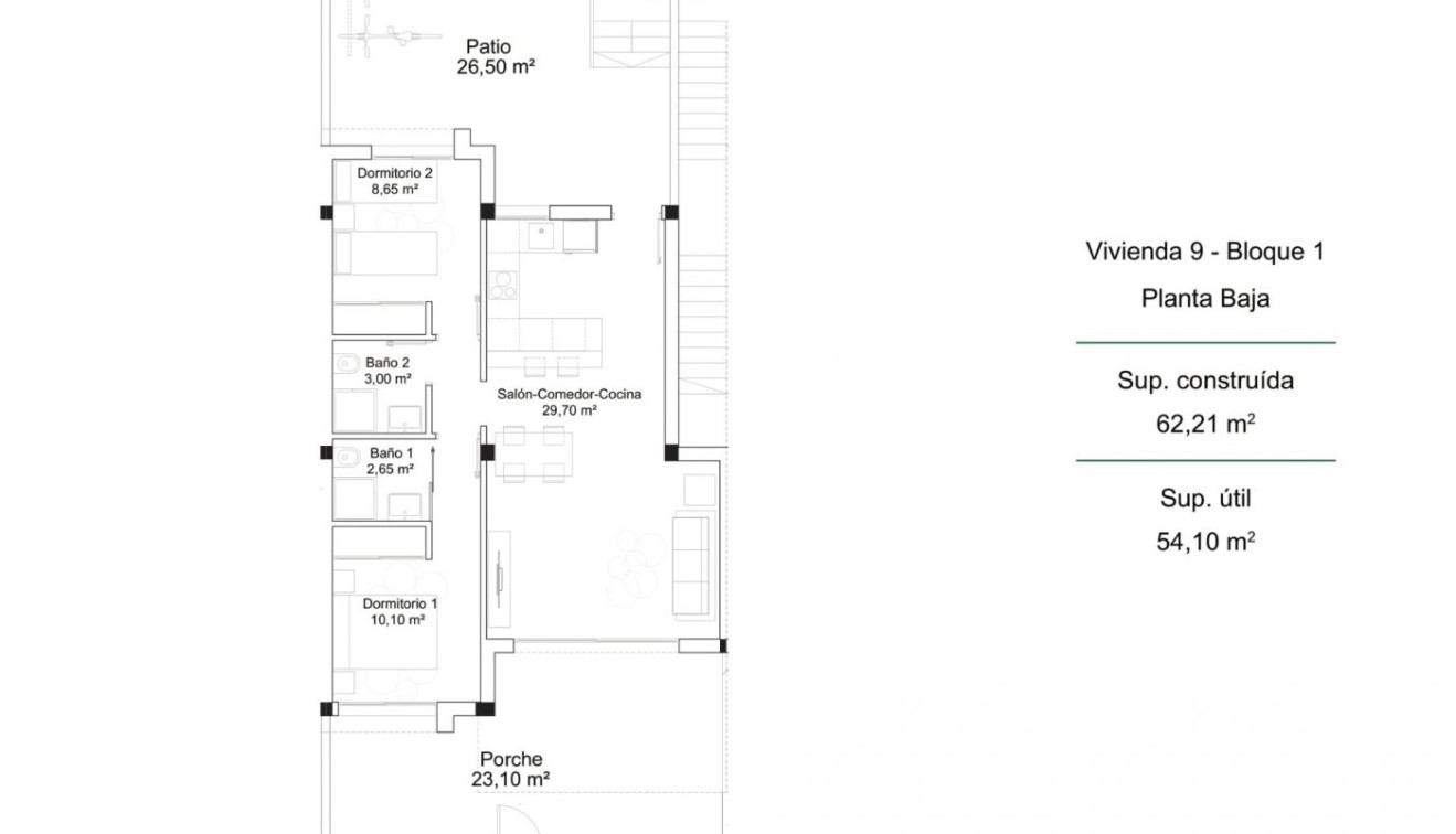 New Build - Bungalow - Orihuela costa - PAU 26