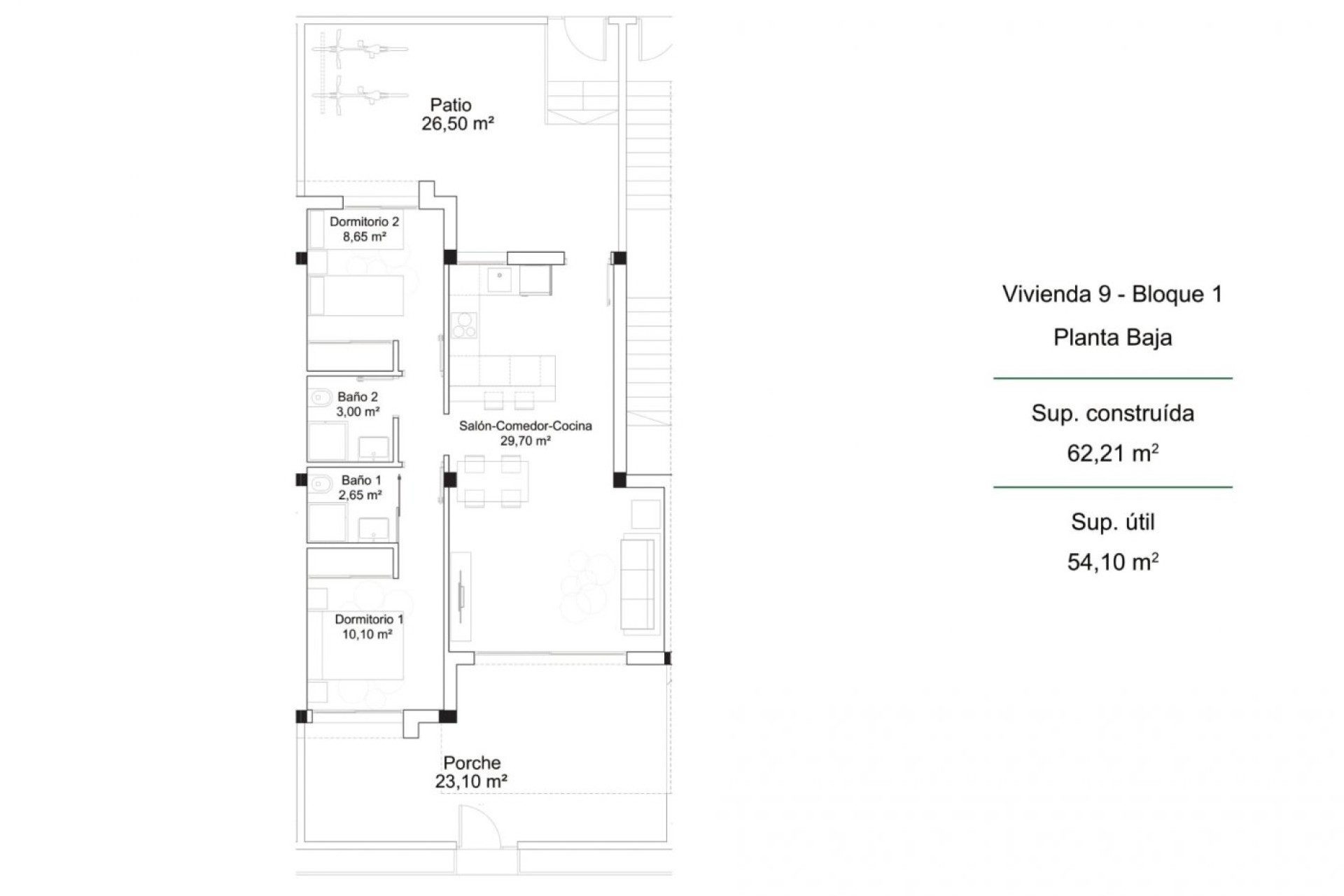 New Build - Bungalow - Orihuela costa - PAU 26