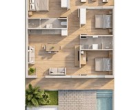 New Build - Bungalow - Pilar de La Horadada - parques de Andromeda