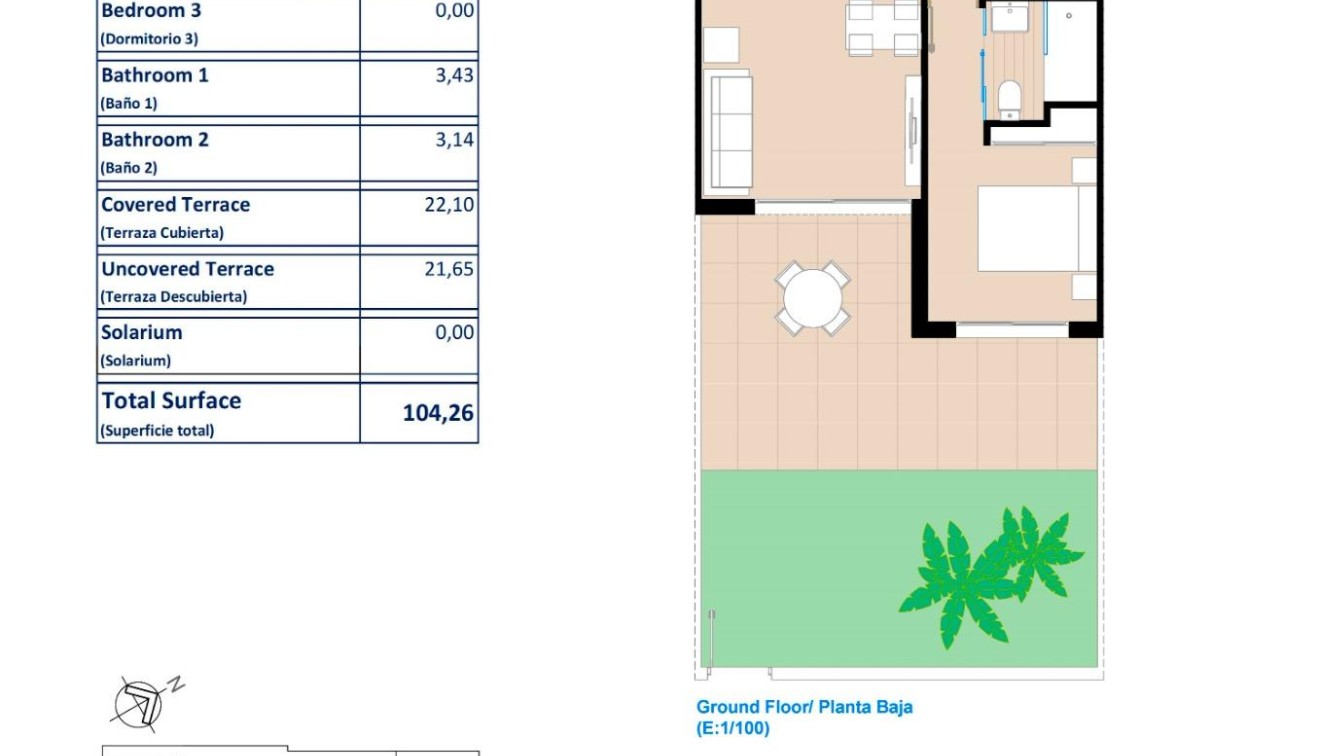 New Build - Bungalow - Pilar de La Horadada - Polideportivo