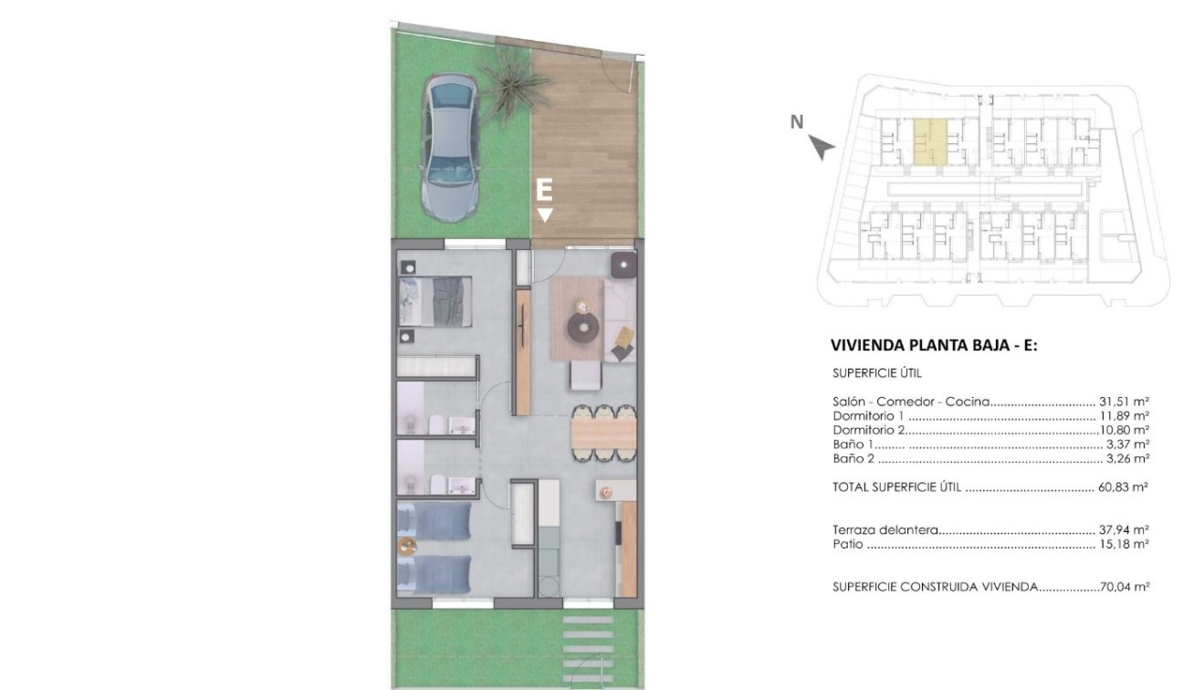 New Build - Bungalow - Pilar de La Horadada - pueblo