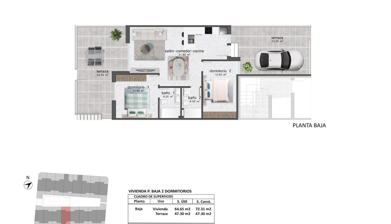 New Build - Bungalow - Pilar de La Horadada - pueblo