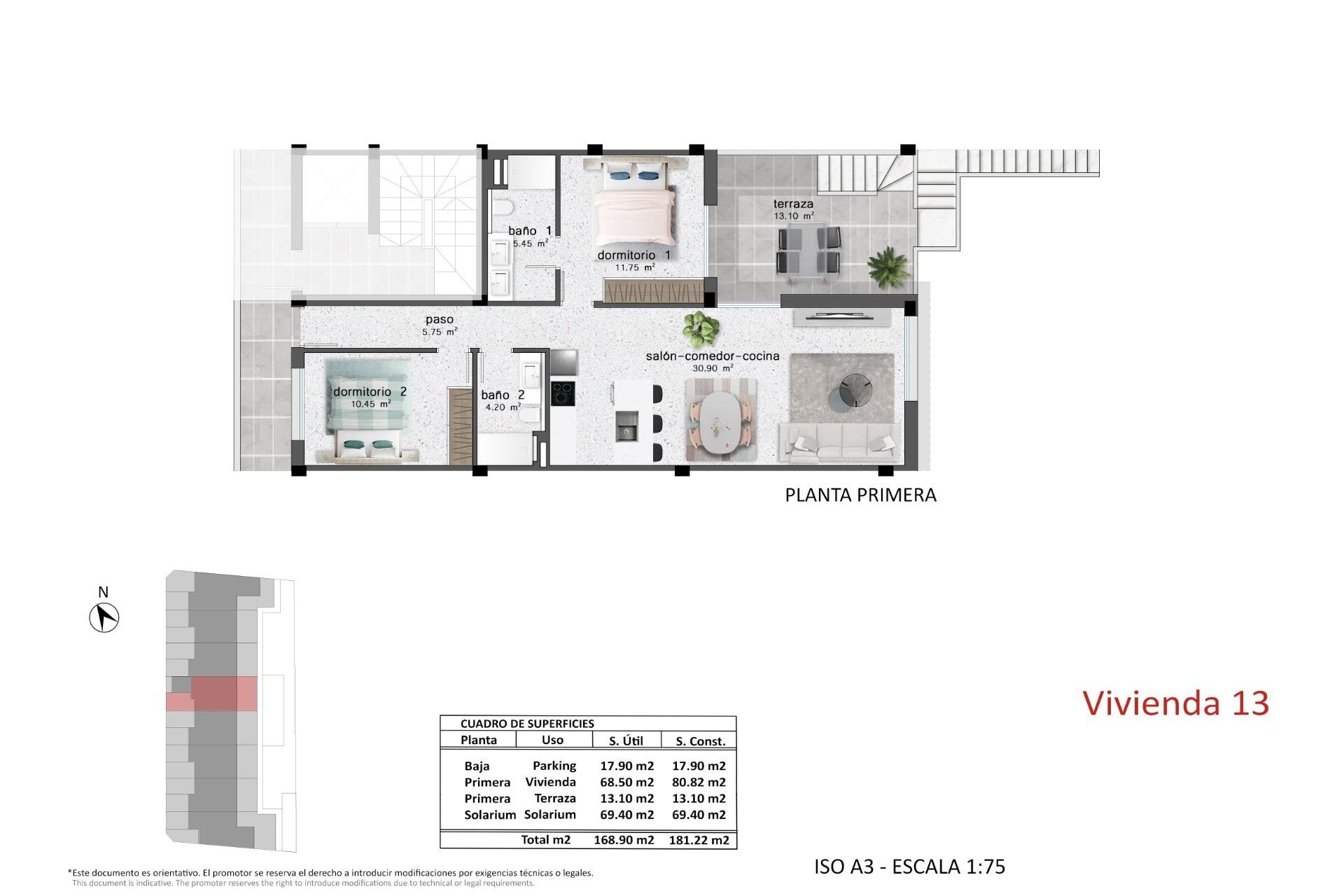 New Build - Bungalow - Pilar de La Horadada - pueblo