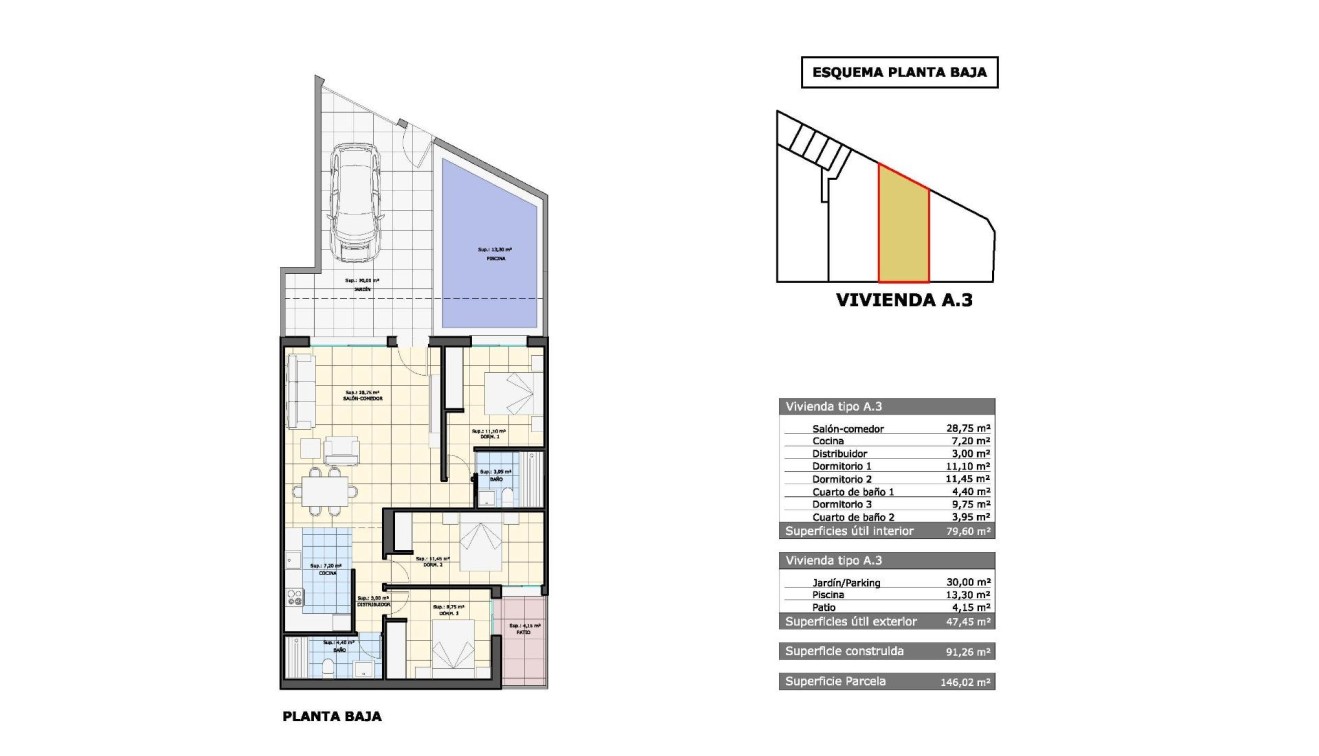 New Build - Bungalow - Pilar de La Horadada - pueblo