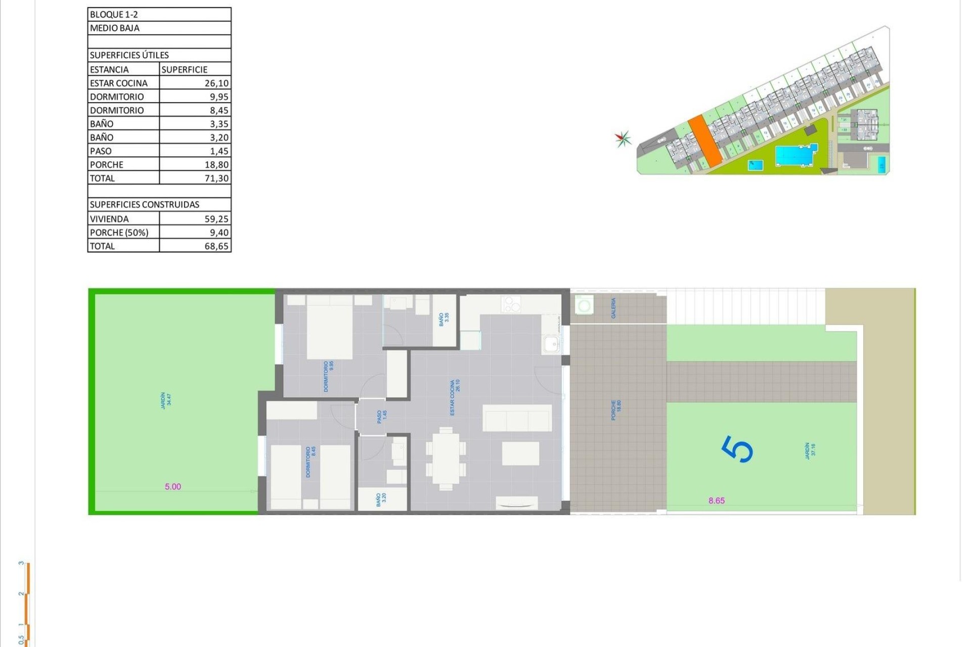 New Build - Bungalow - Pilar de La Horadada - pueblo