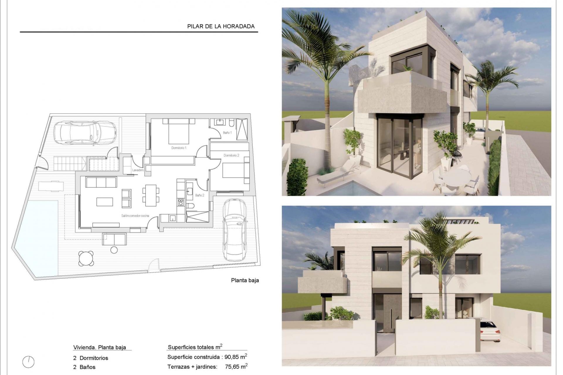 New Build - Bungalow - Pilar de La Horadada - pueblo
