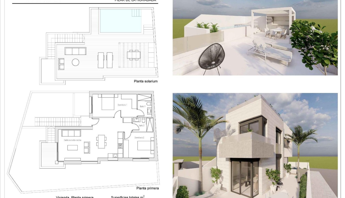 New Build - Bungalow - Pilar de La Horadada - pueblo