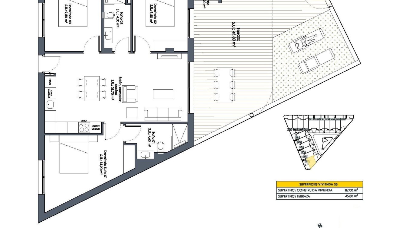 New Build - Bungalow - San Fulgencio - Pueblo