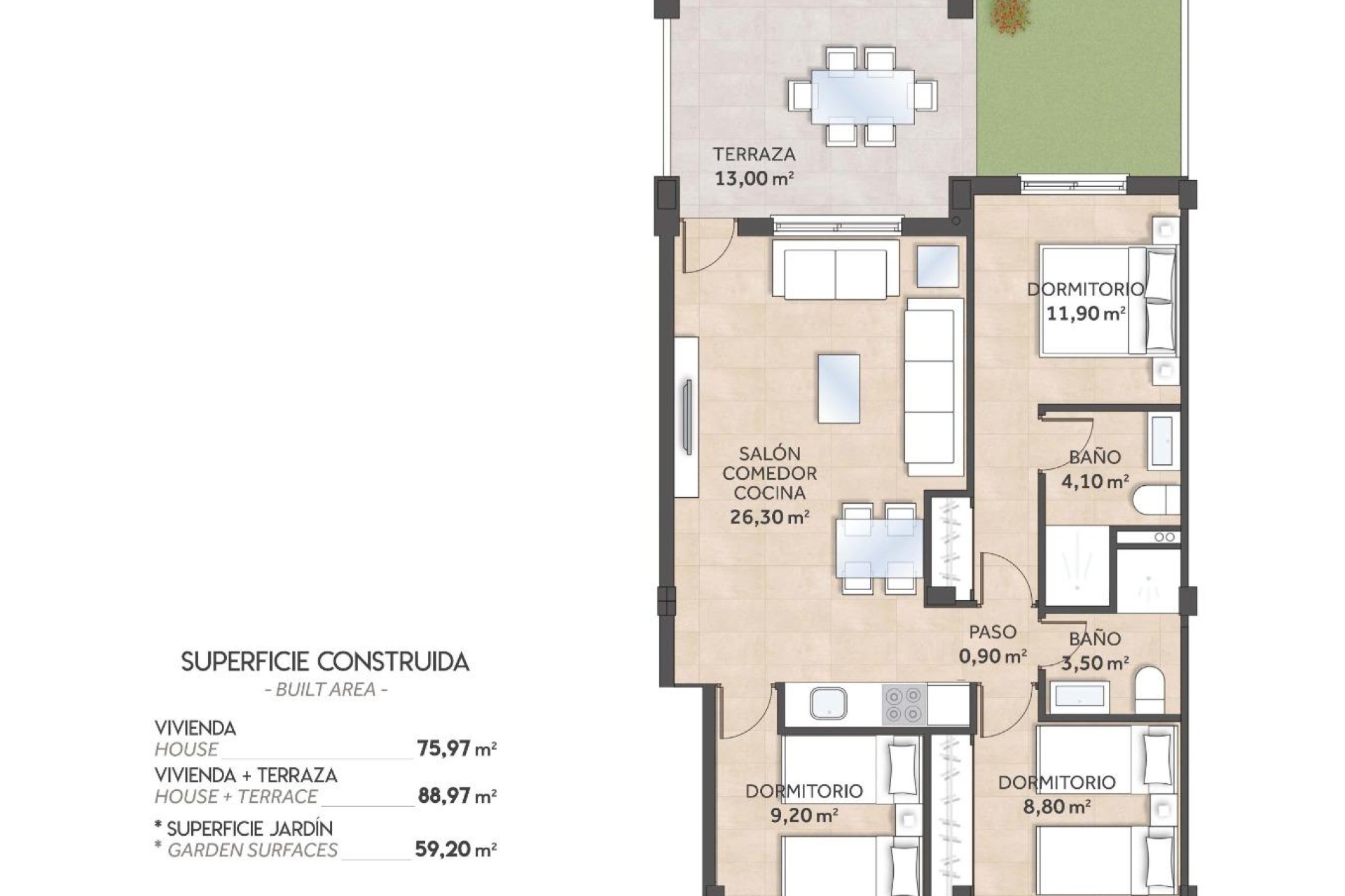 New Build - Bungalow - San Miguel - La Cañada