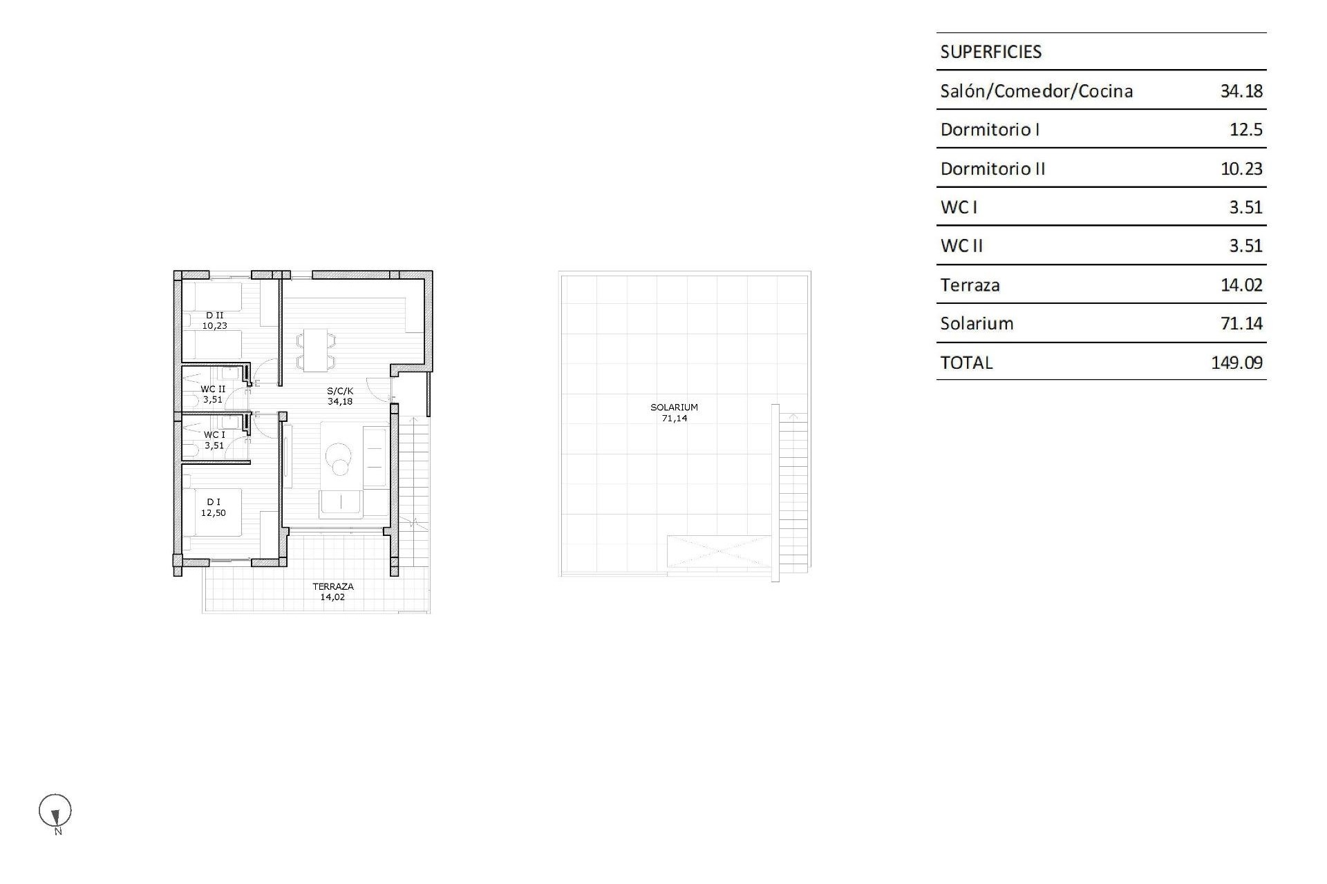 New Build - Bungalow - San Miguel - Pueblo