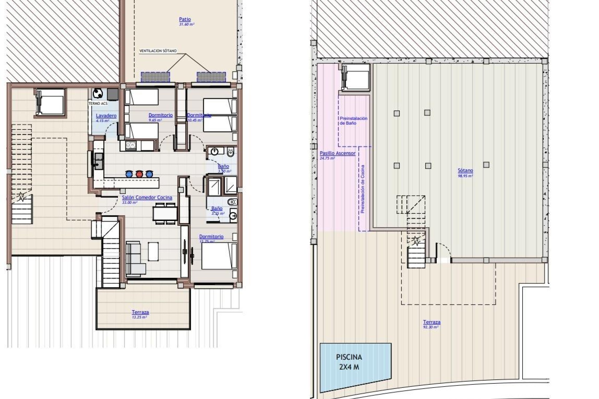New Build - Bungalow - San Miguel - VistaBella Golf
