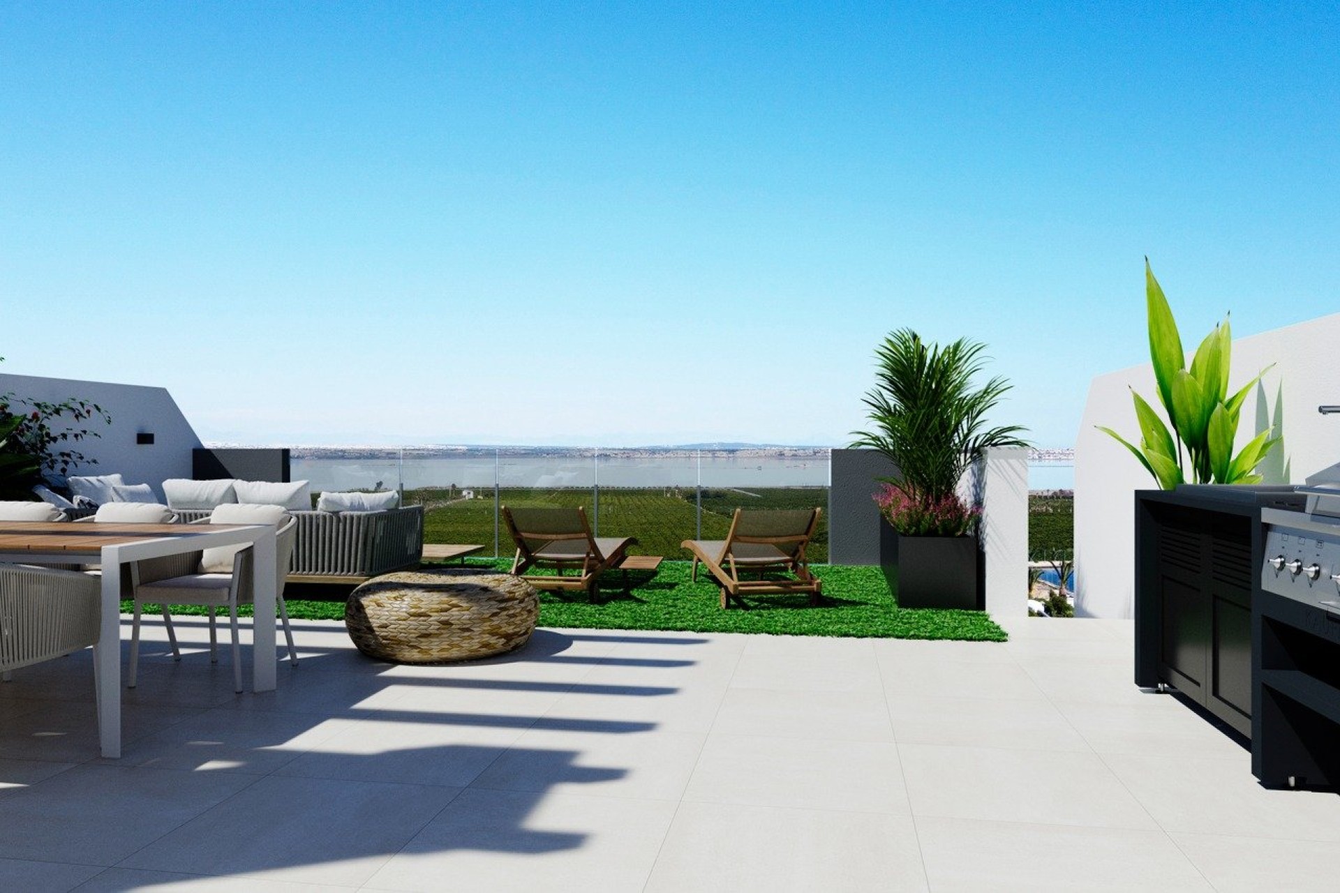 New Build - Bungalow - Torrevieja - Lago jardin