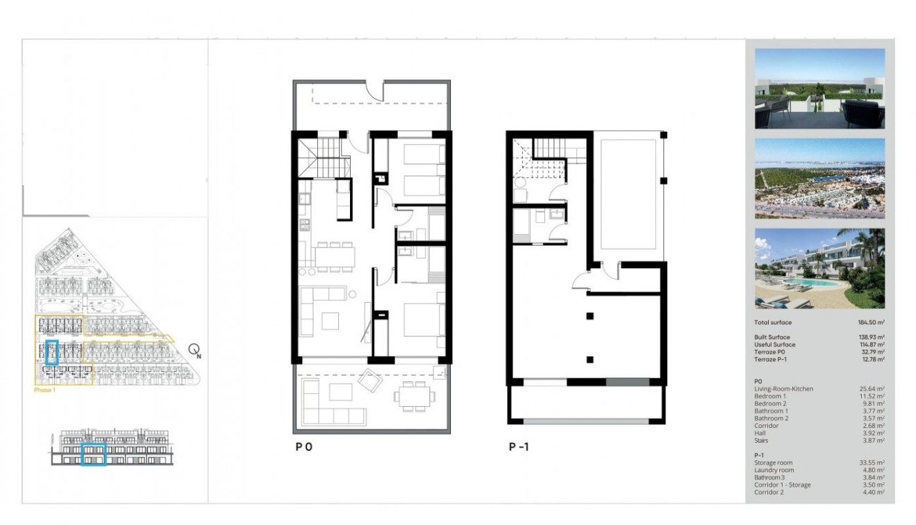 New Build - Bungalow - Torrevieja - Lago jardin