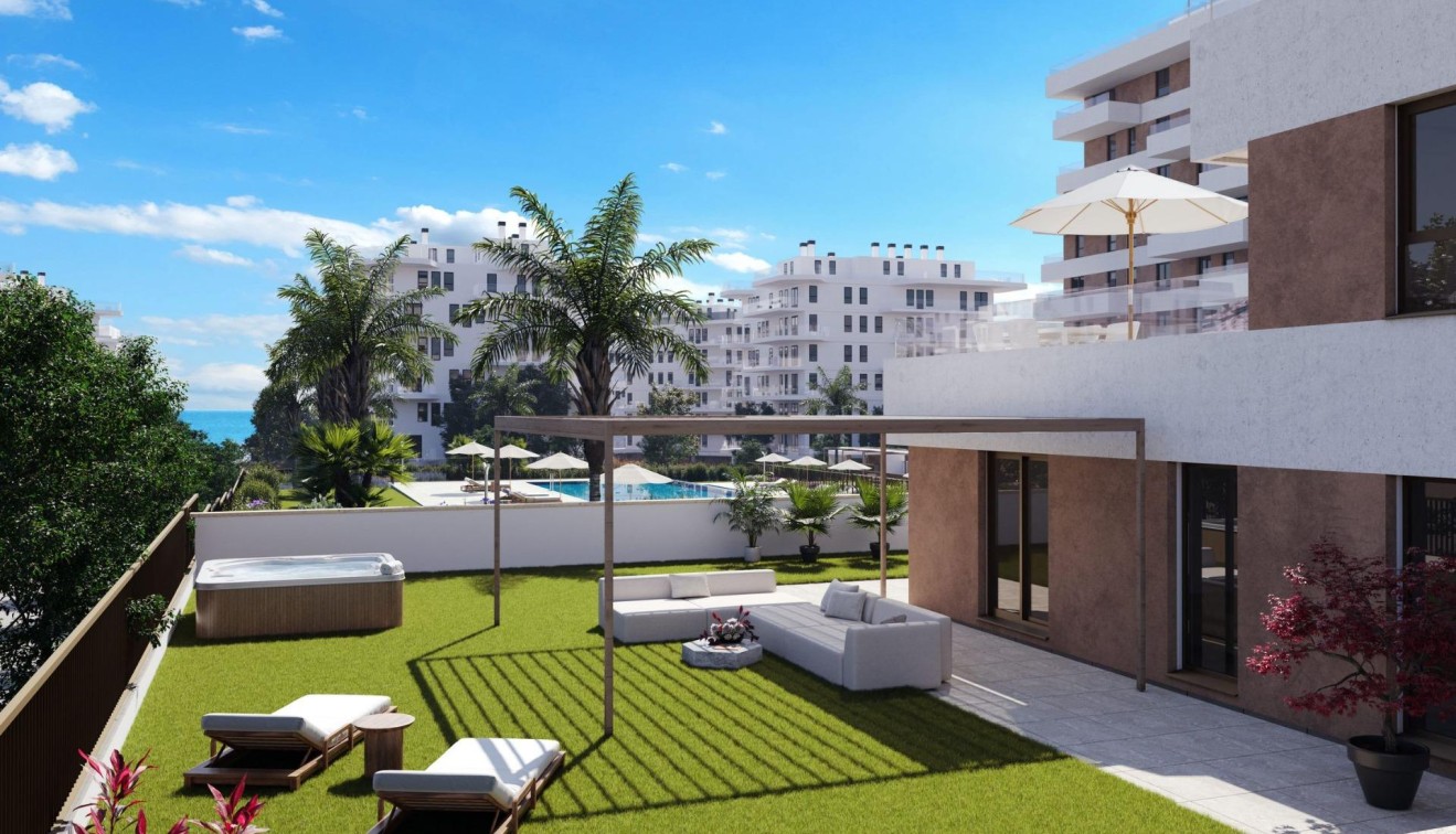 New Build - Ground floor apartment - Villajoyosa - Playa del Torres
