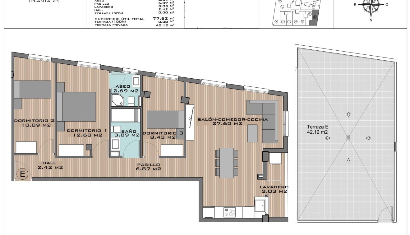 New Build - Penthouse - Algorfa - Pueblo