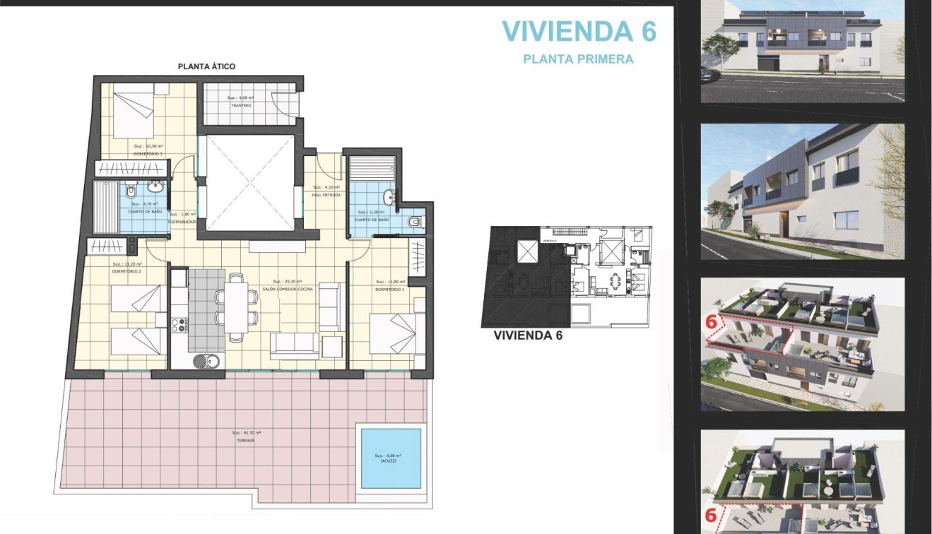 New Build - Penthouse - Pilar de La Horadada - pueblo