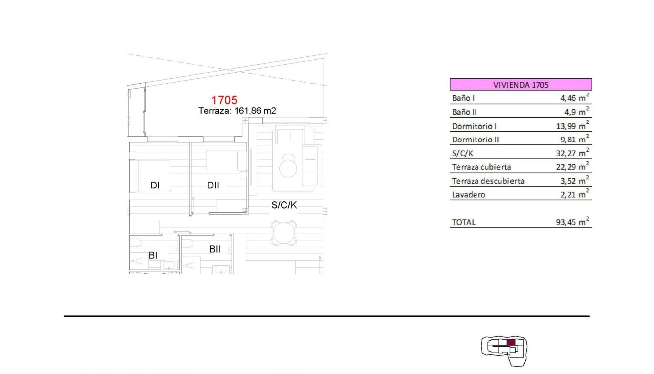 New Build - Penthouse - San Miguel - Pueblo