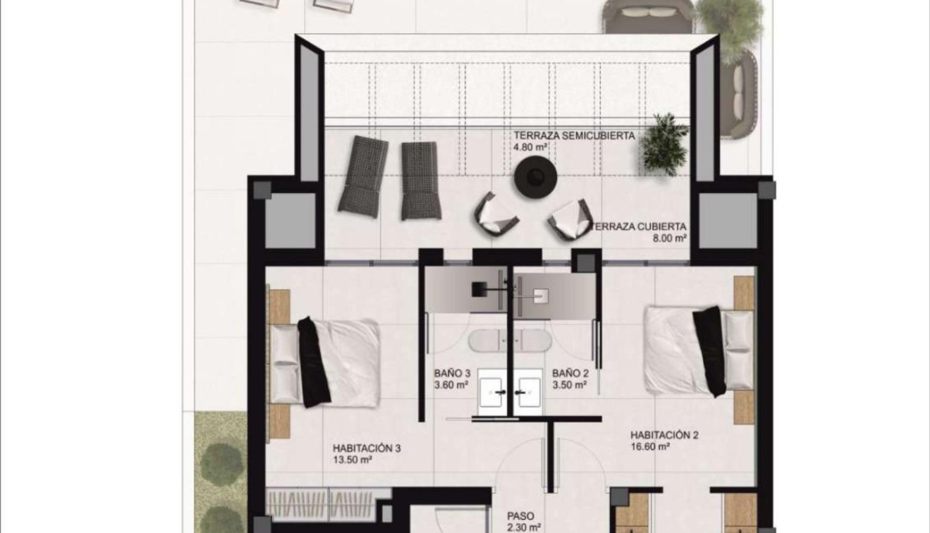 New Build - Quad house - Dolores - 03150