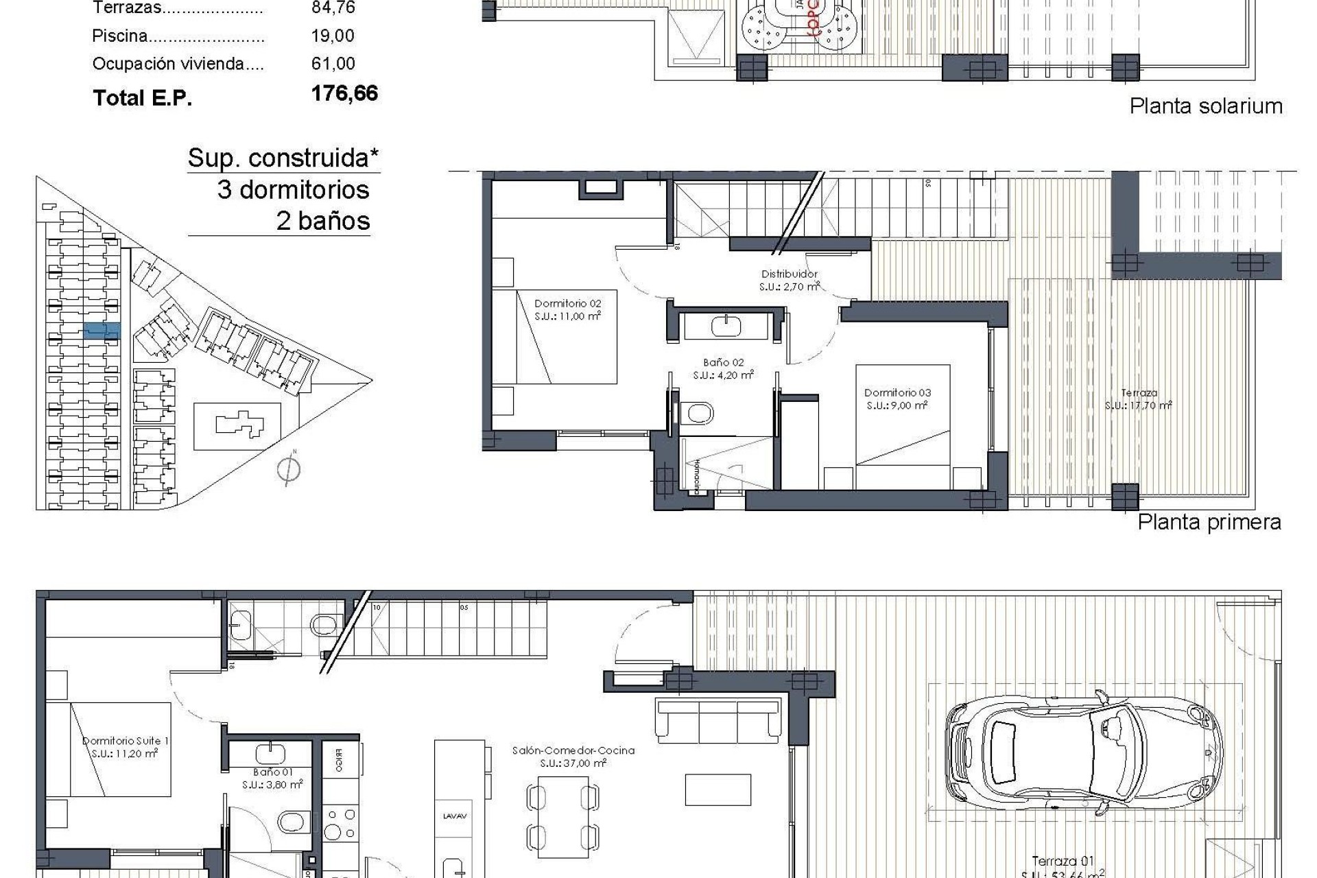 New Build - Quad house - Los Alcázares - Serena Golf