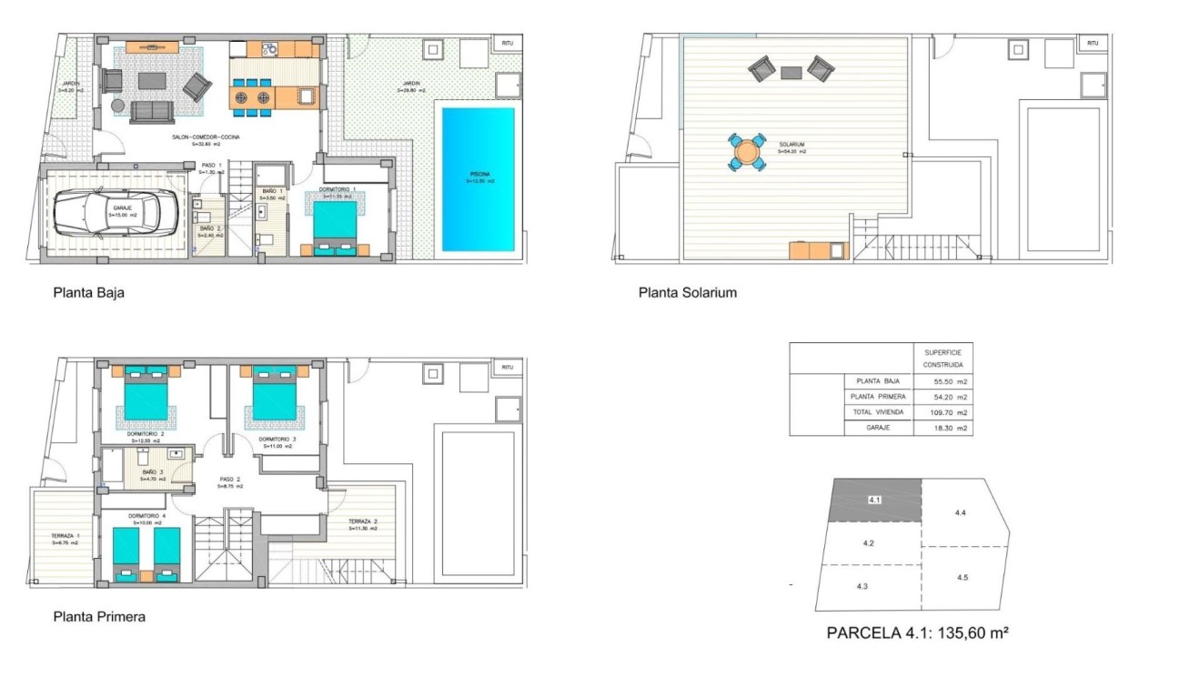 New Build - Town House - Los Belones - Centro