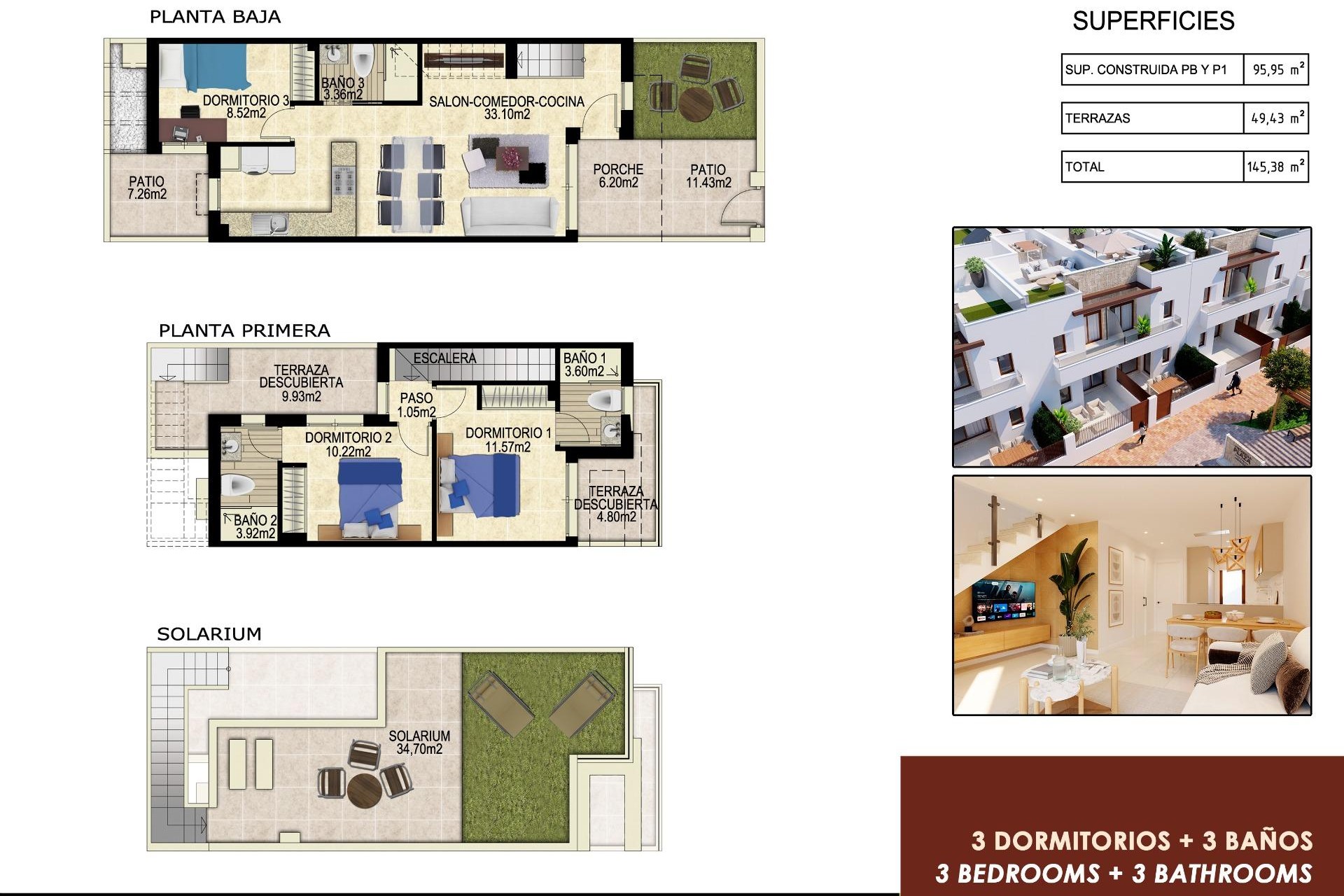 New Build - Town House - Orihuela - Vistabella Golf