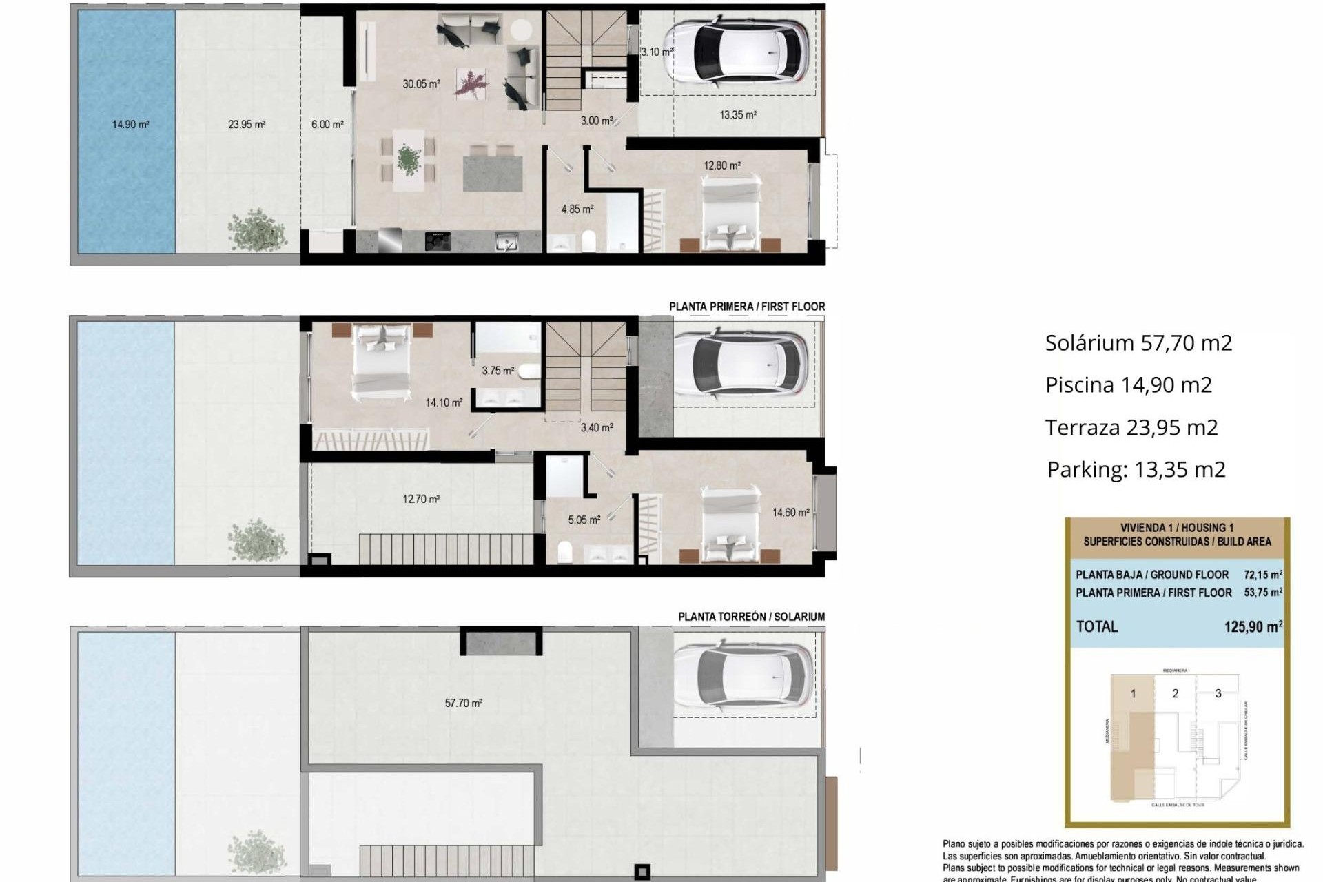 New Build - Town House - San Javier - pueblo