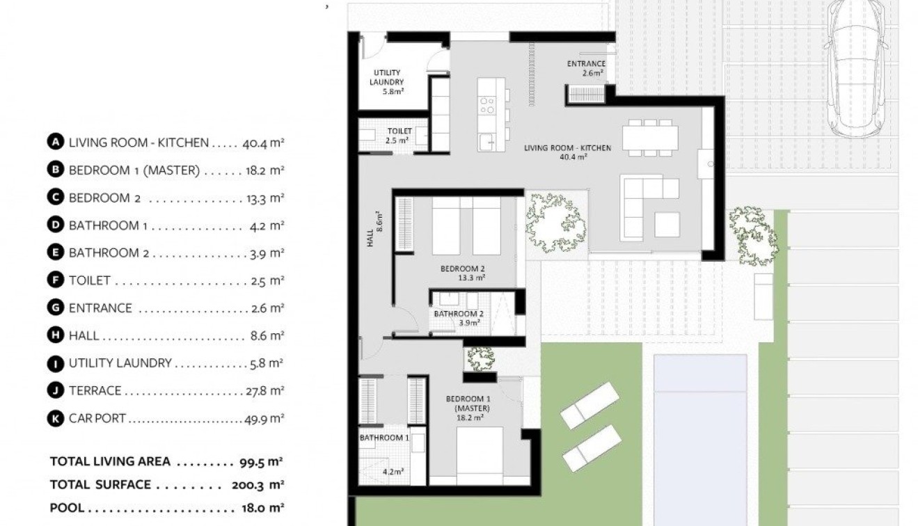 New Build - Villa - BAÑOS Y MENDIGO - Altaona golf and country village