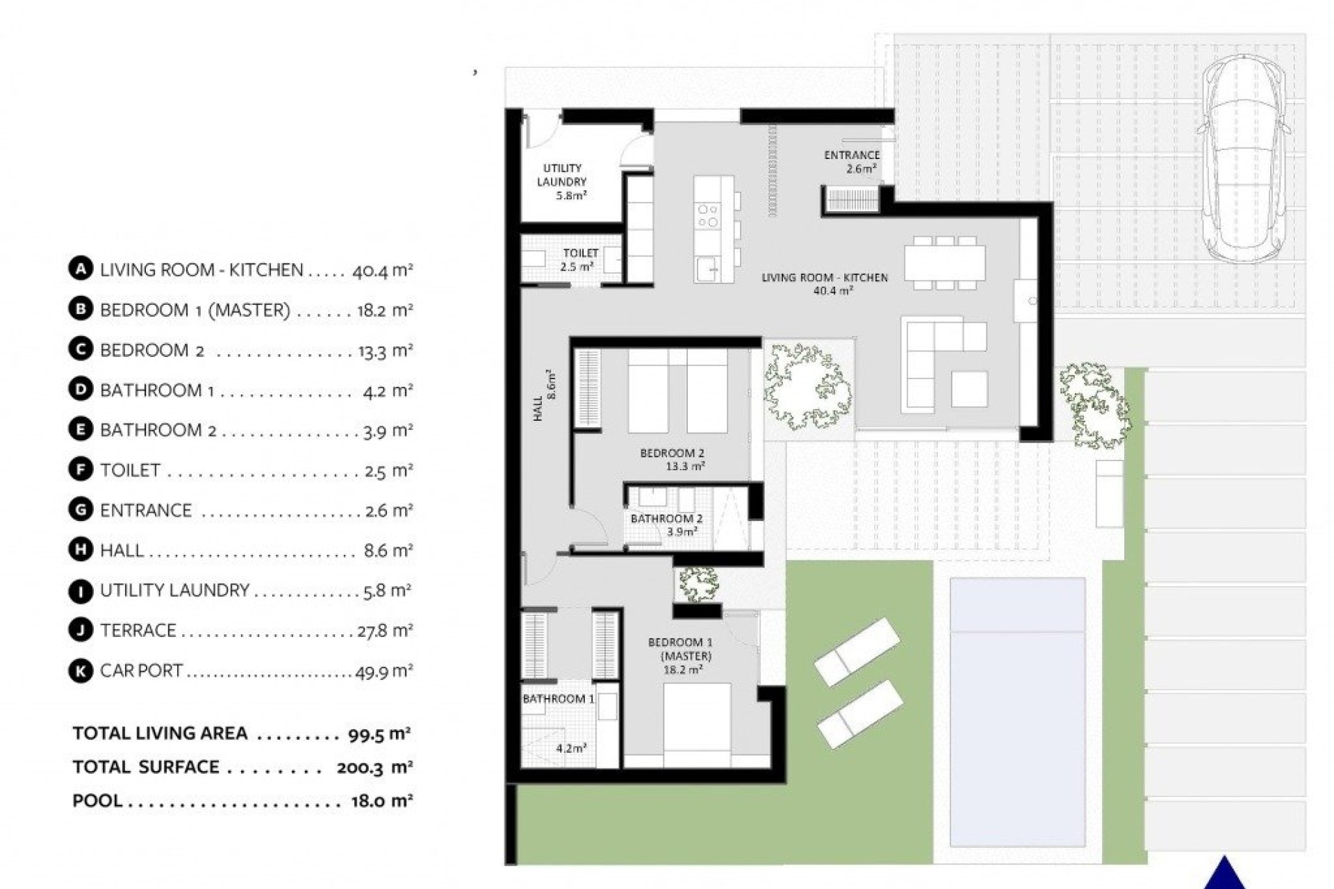 New Build - Villa - BAÑOS Y MENDIGO - Altaona golf and country village