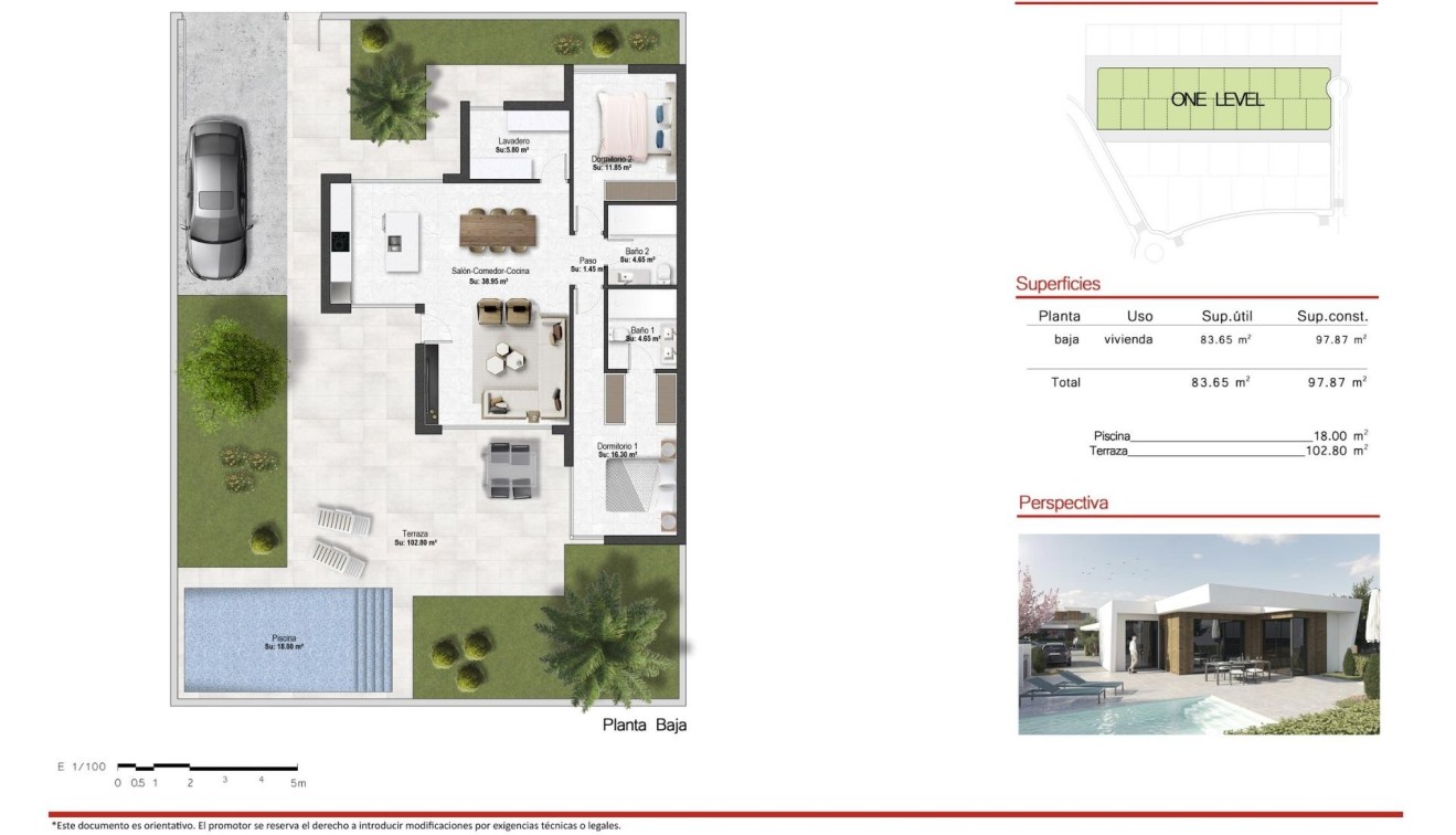 New Build - Villa - BAÑOS Y MENDIGO - Altaona golf and country village