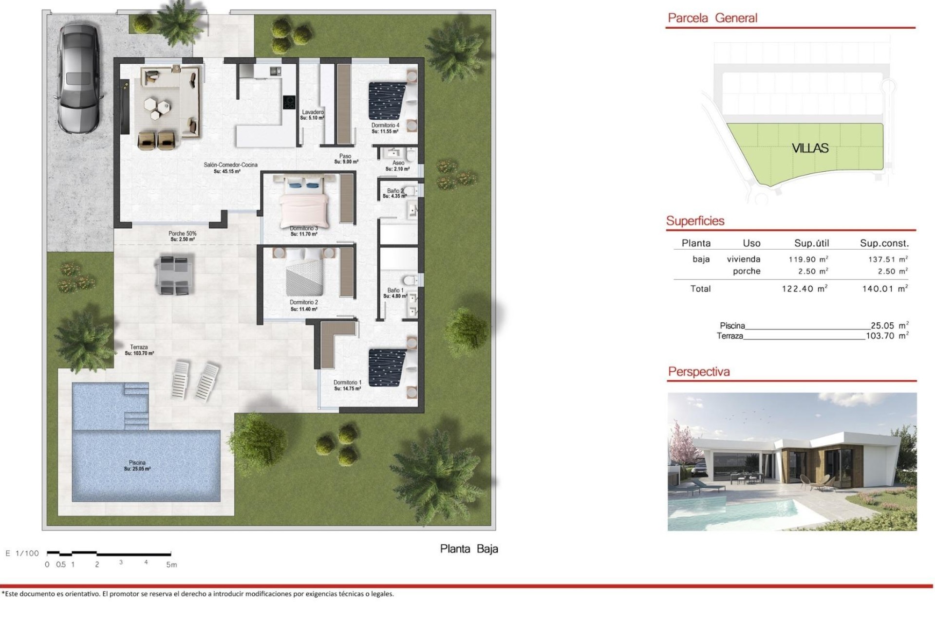 New Build - Villa - BAÑOS Y MENDIGO - Altaona golf and country village