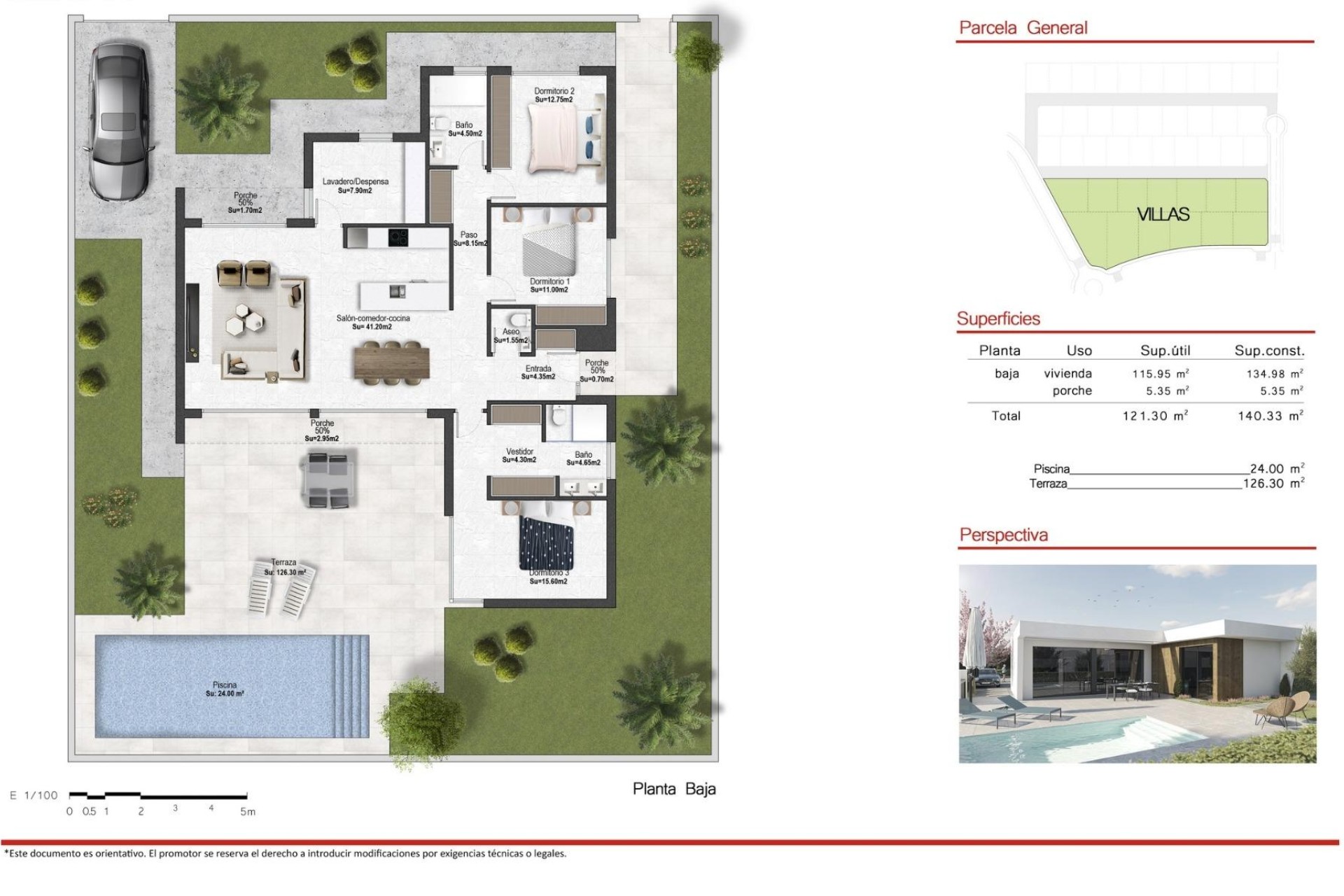 New Build - Villa - BAÑOS Y MENDIGO - Altaona golf and country village