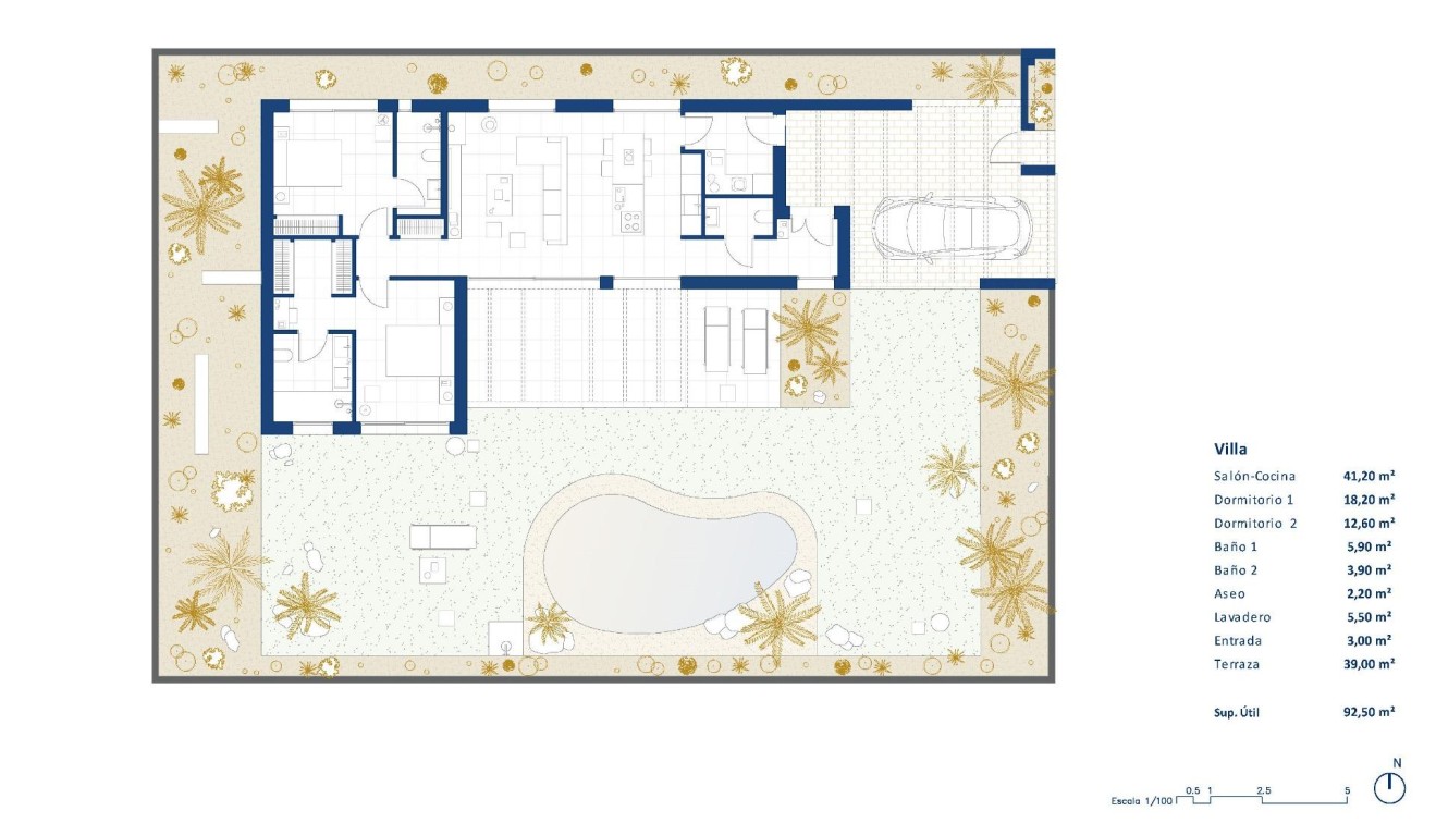 New Build - Villa - BAÑOS Y MENDIGO - Altaona Golf