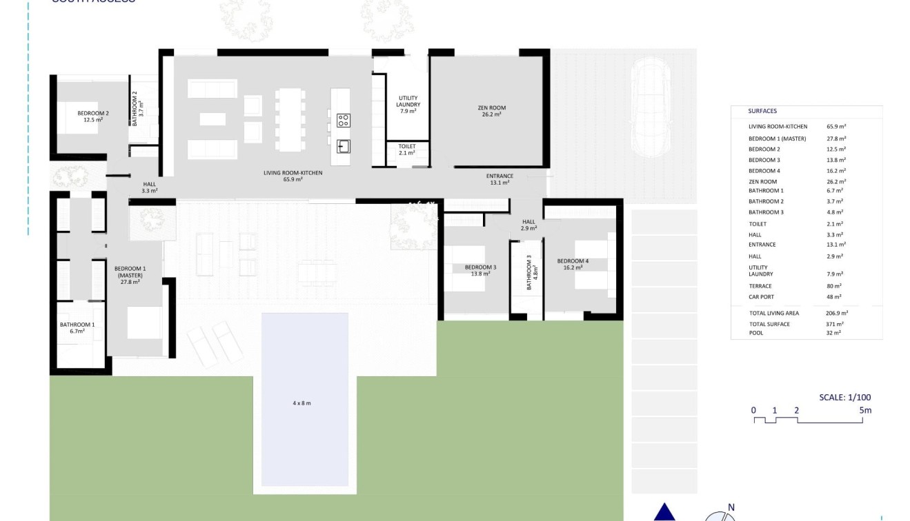 New Build - Villa - BAÑOS Y MENDIGO - Altaona Golf