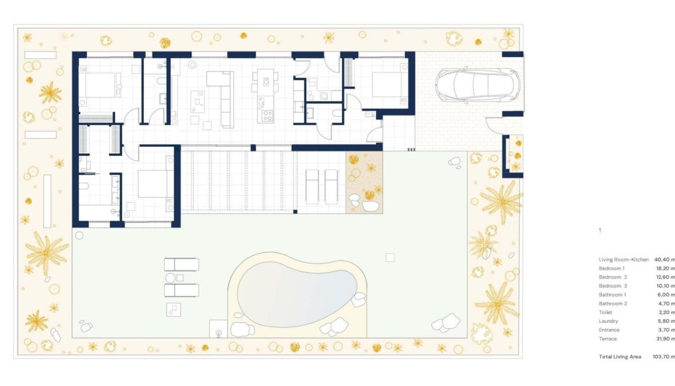 New Build - Villa - BAÑOS Y MENDIGO - Altaona Golf