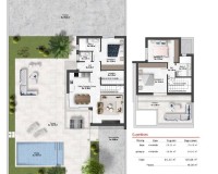 New Build - Villa - BAÑOS Y MENDIGO - Altaona Golf